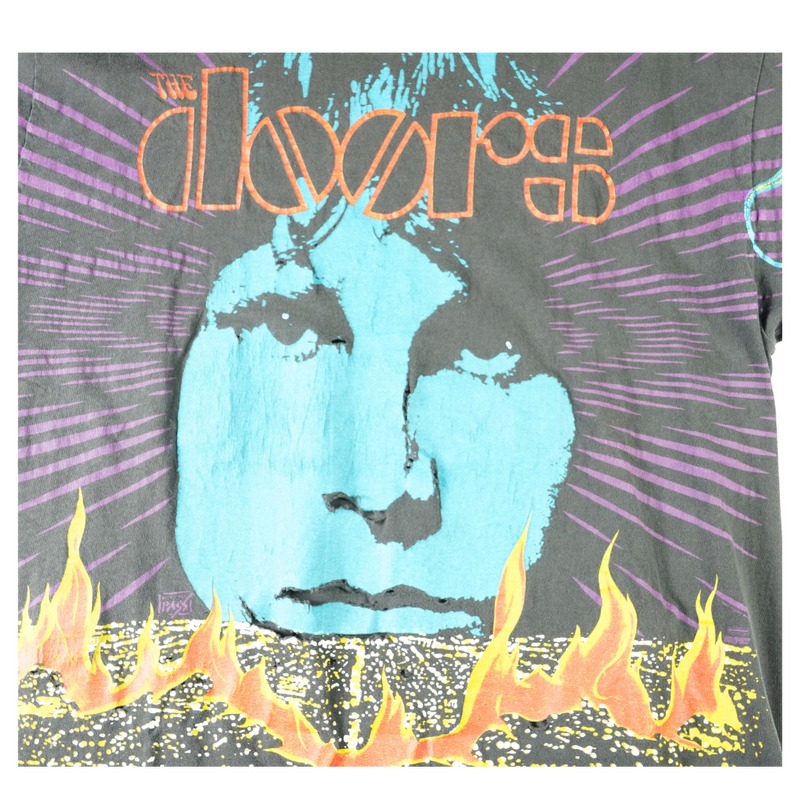 1990s The Doors Backstage Pass All Over Print Fire Tee