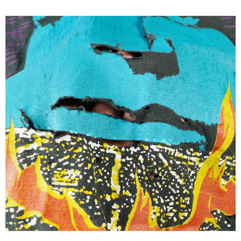 1990s The Doors Backstage Pass All Over Print Fire Tee