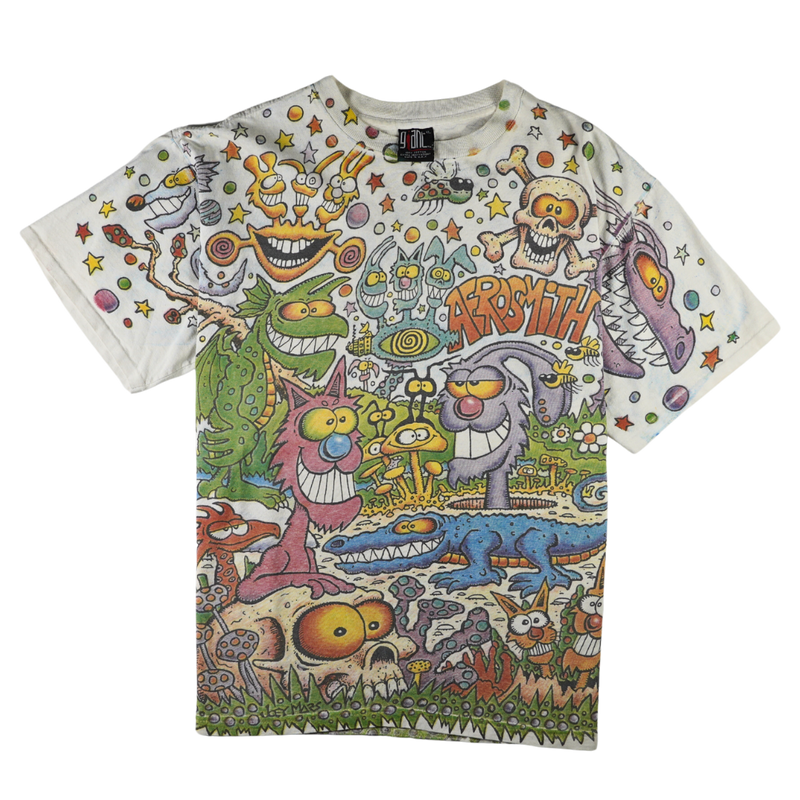 1990s Aerosmith Joey Mars All Over Print AOP Tee