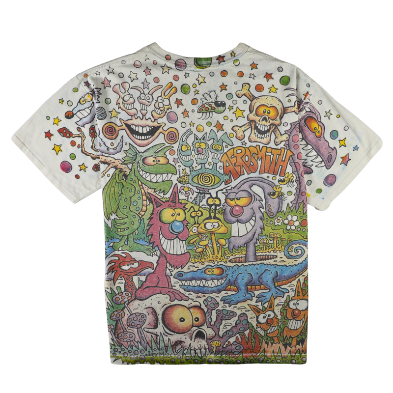 1990s Aerosmith Joey Mars All Over Print AOP Tee