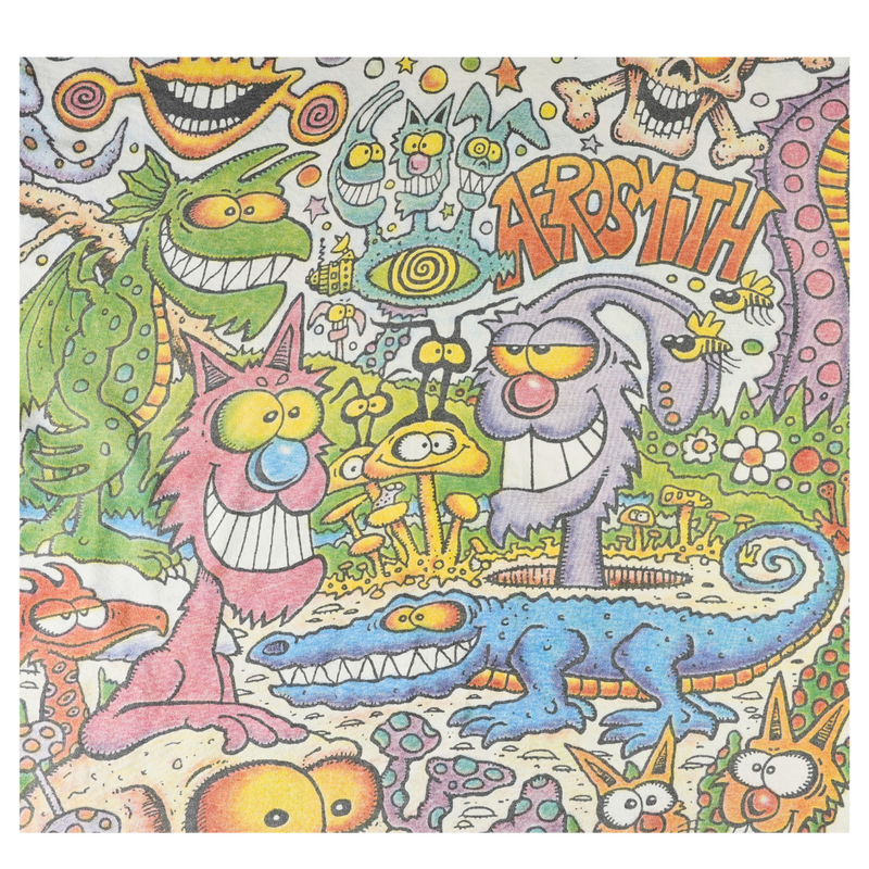 1990s Aerosmith Joey Mars All Over Print AOP Tee