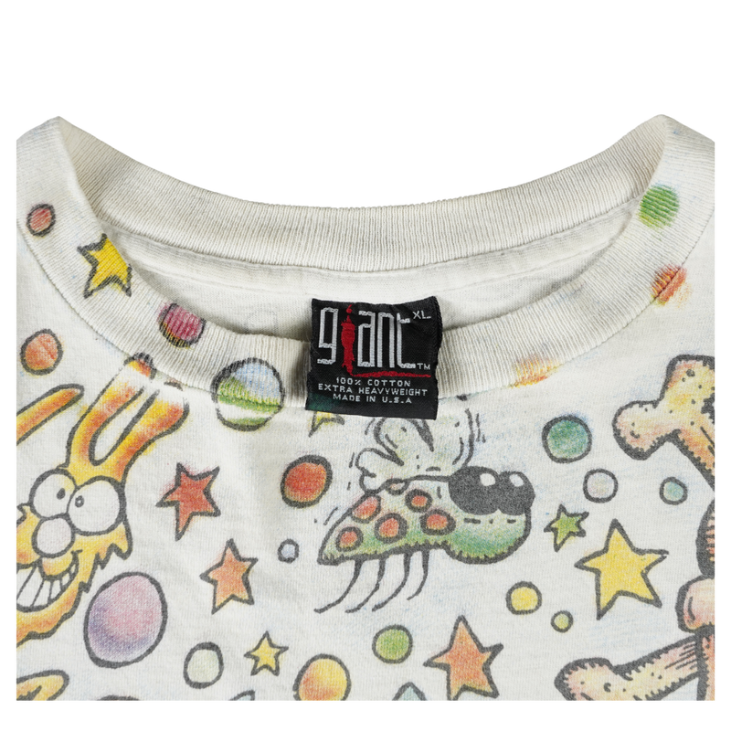 1990s Aerosmith Joey Mars All Over Print AOP Tee