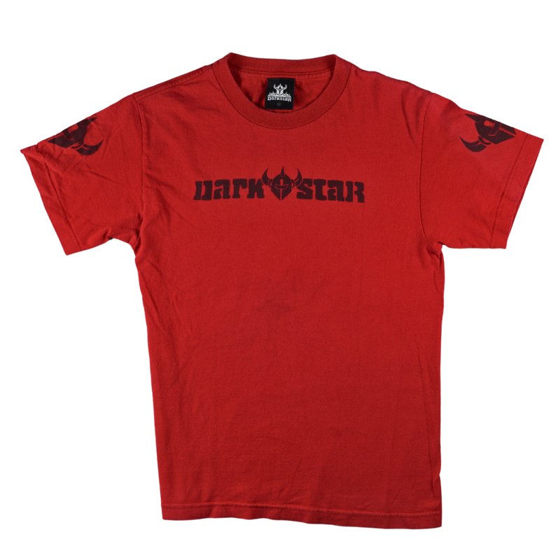 2000s Darkstar Logo Red Skate Tee