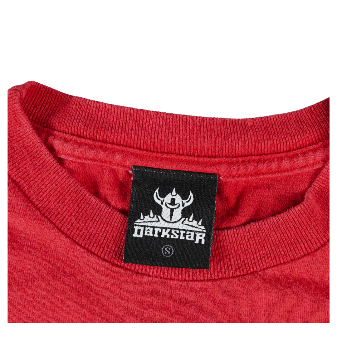 2000s Darkstar Logo Red Skate Tee