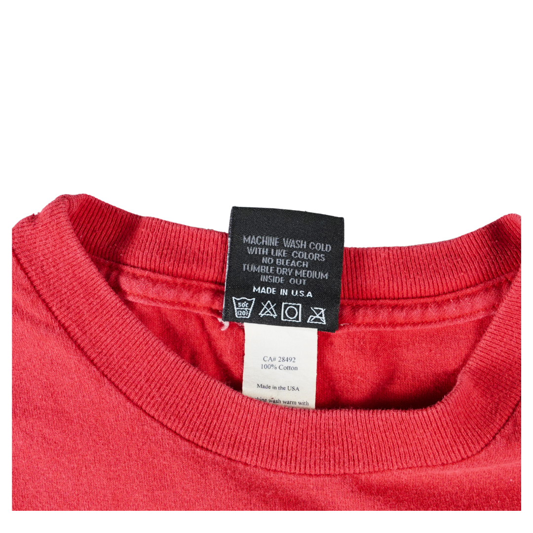 2000s Darkstar Logo Red Skate Tee