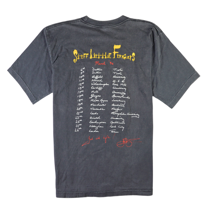 1994 Stiff Little Fingers Get a Life Tour Tee