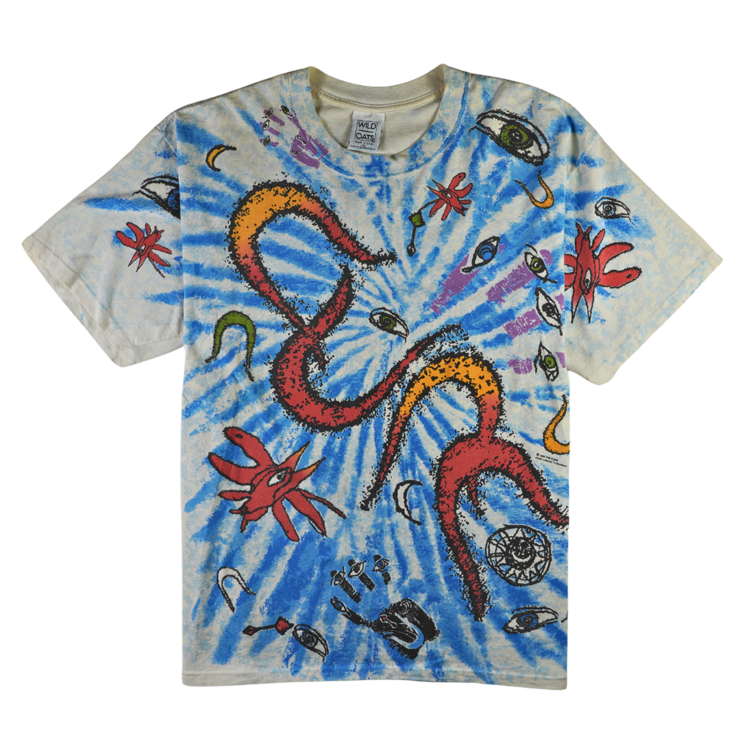 1992 The Cure Wild Oats Abstract Psychedelic Tee