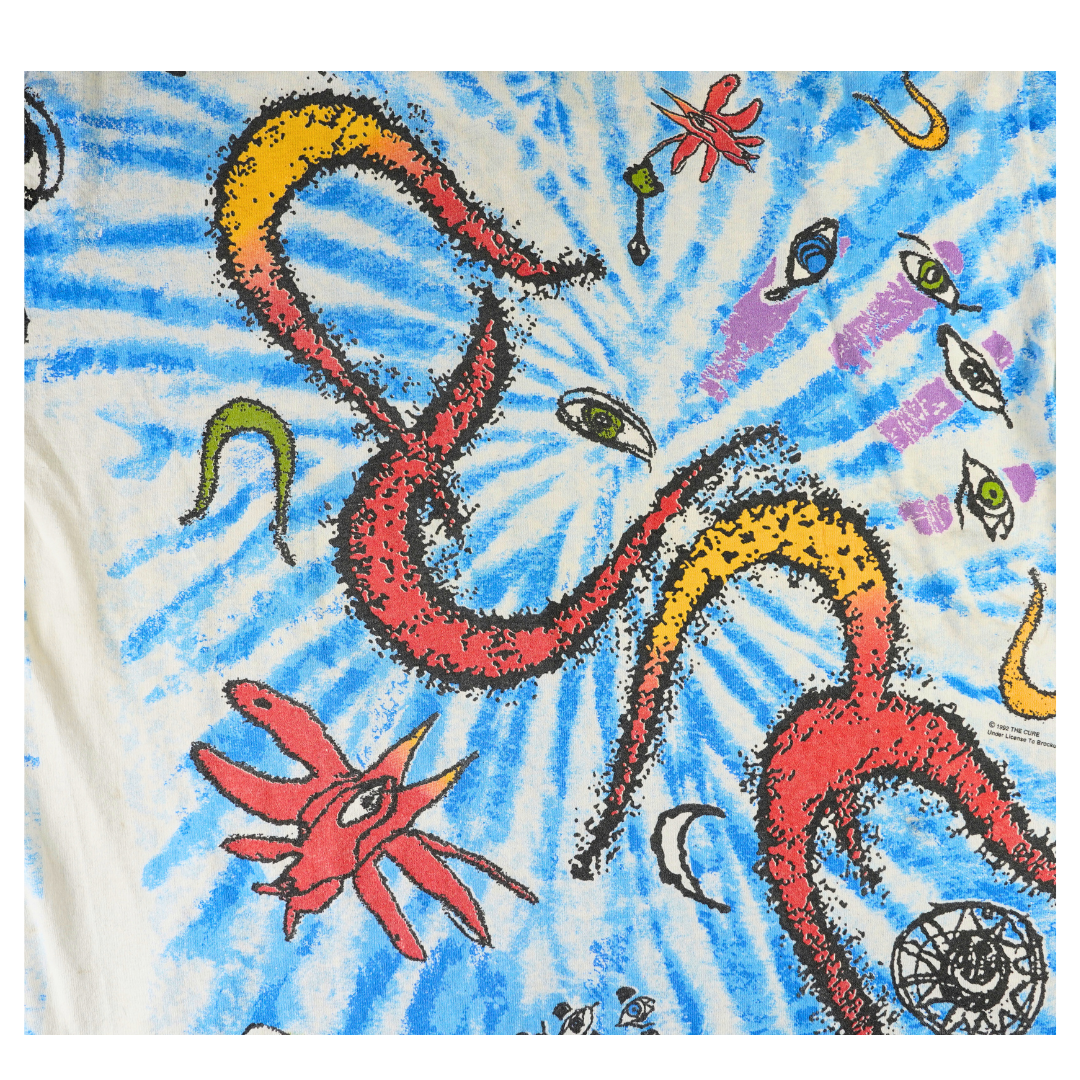 1992 The Cure Wild Oats Abstract Psychedelic Tee
