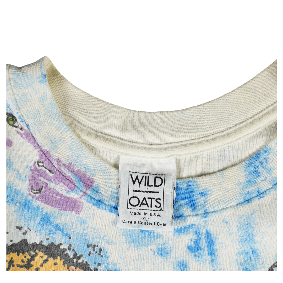 1992 The Cure Wild Oats Abstract Psychedelic Tee