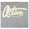 2000s Active California 1989 Camo Logo Tee
