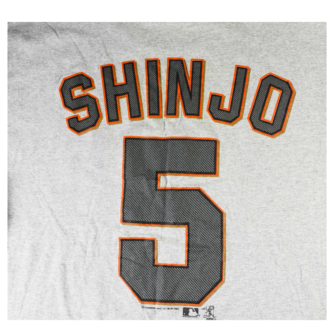 2002 Lee Sport Giants Tsuyoshi Shinjo #5 Tee