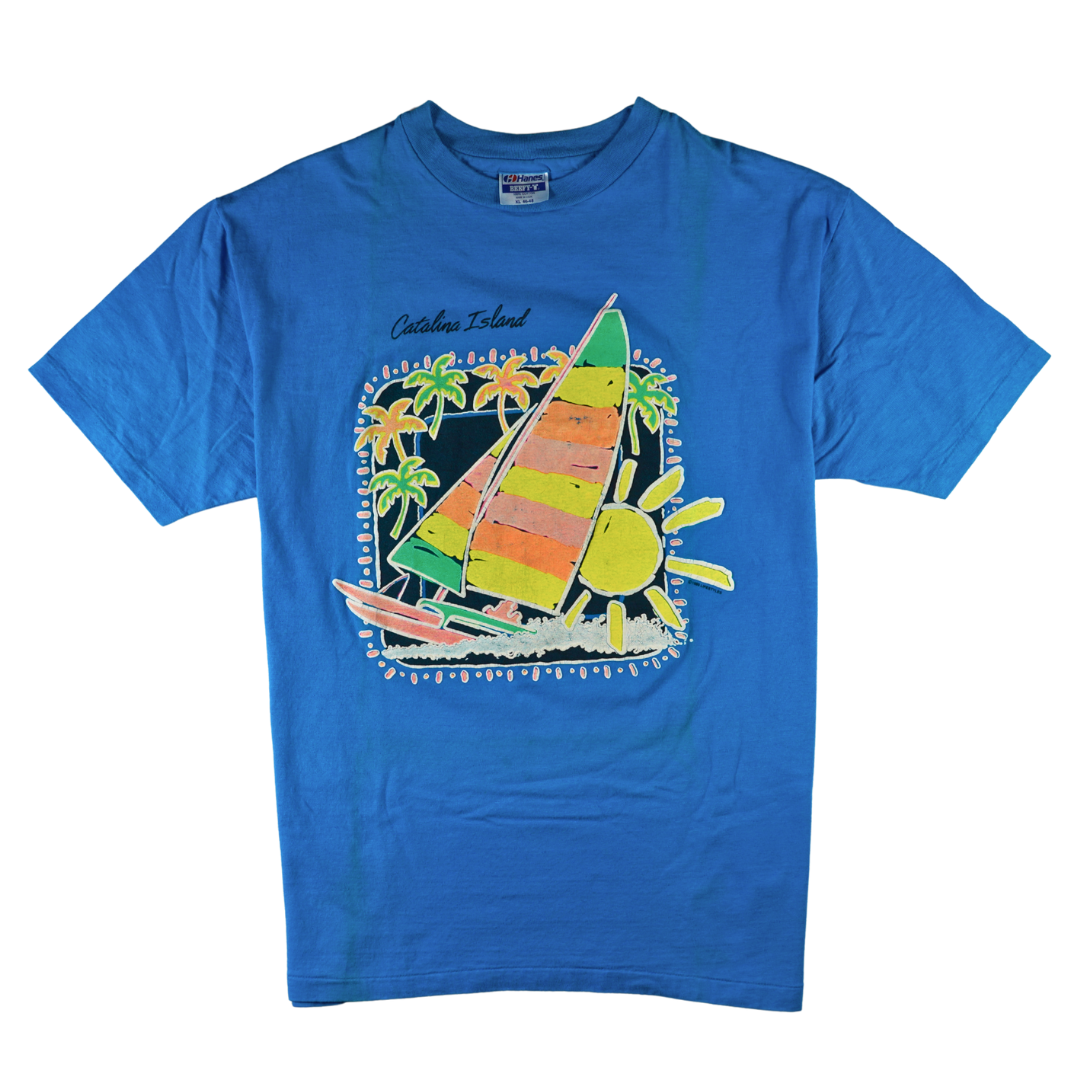 1989 Catalina Island Sailboat Tee