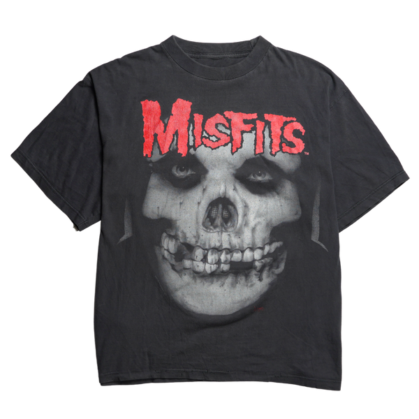 1995 Misfits Vintage Skull Face Double Sided Tee