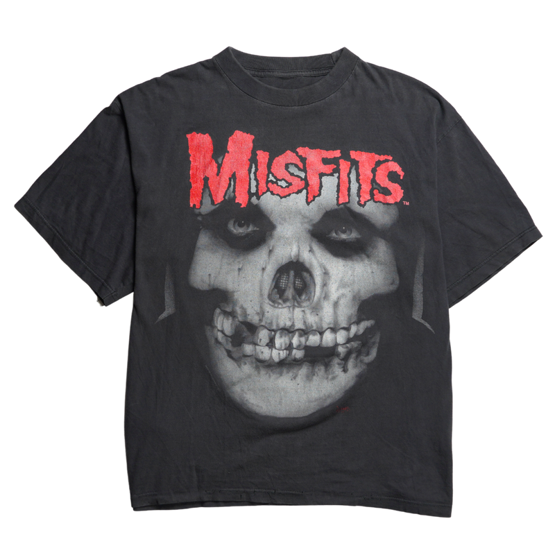 1995 Misfits Vintage Skull Face Double Sided Tee
