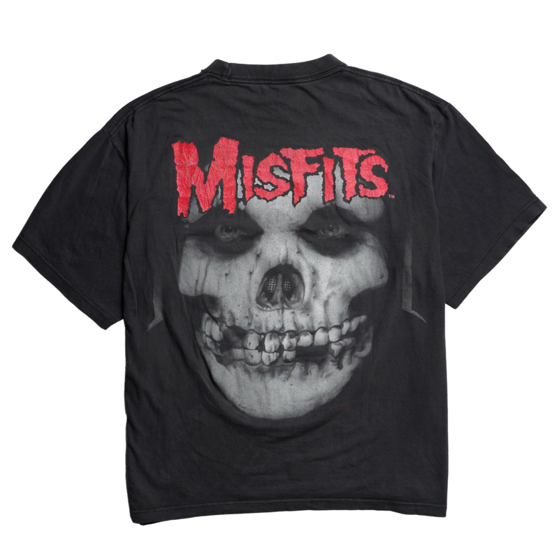 1995 Misfits Vintage Skull Face Double Sided Tee