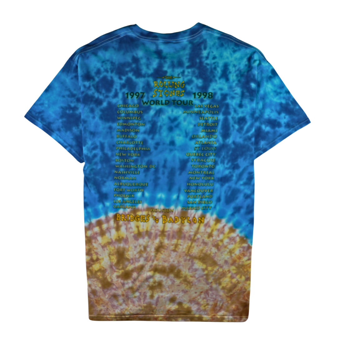 1997 Rolling Stones Bridges to Babylon Tour Tie-Dye Tee