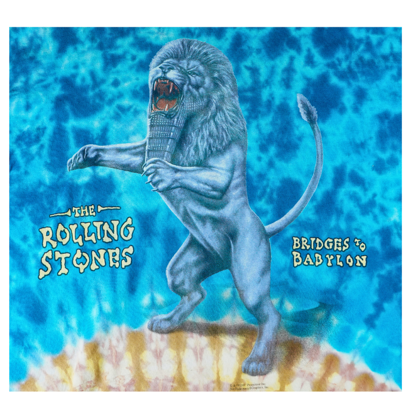 1997 Rolling Stones Bridges to Babylon Tour Tie-Dye Tee