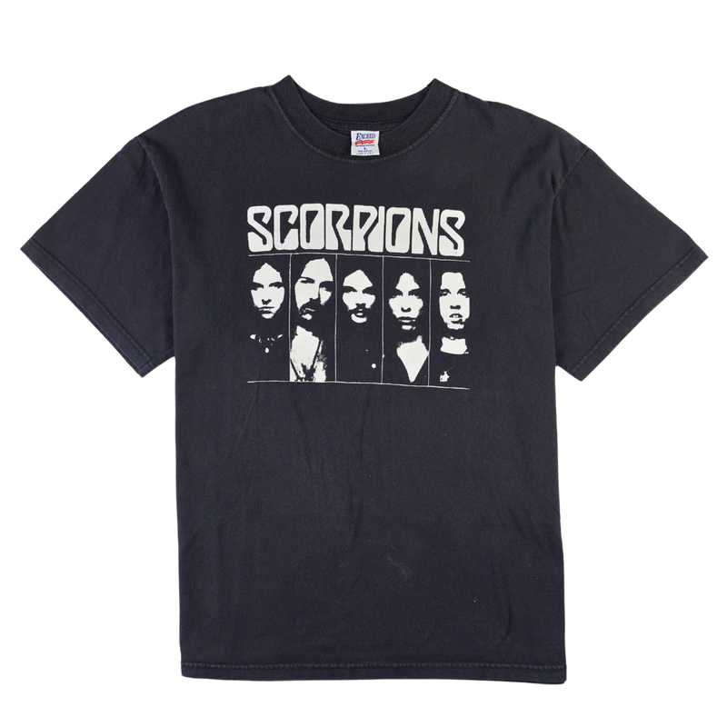 Y2K Scorpions Band Portrait Tee