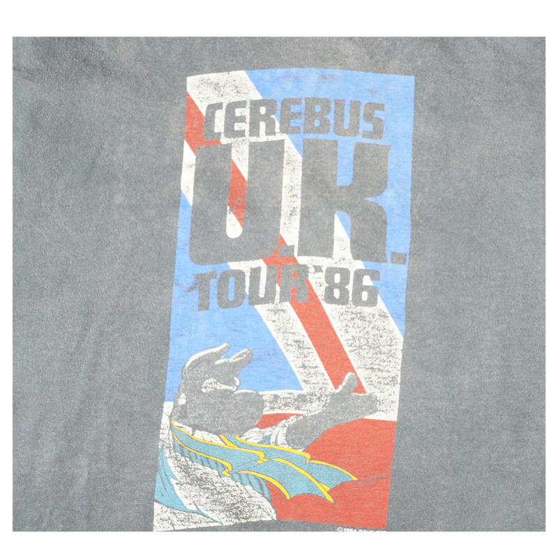 1986 Cerebus U.K. Tour Tee