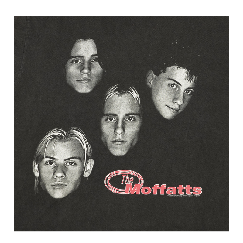 1999 The Moffatts Spring Tour Faces Tee
