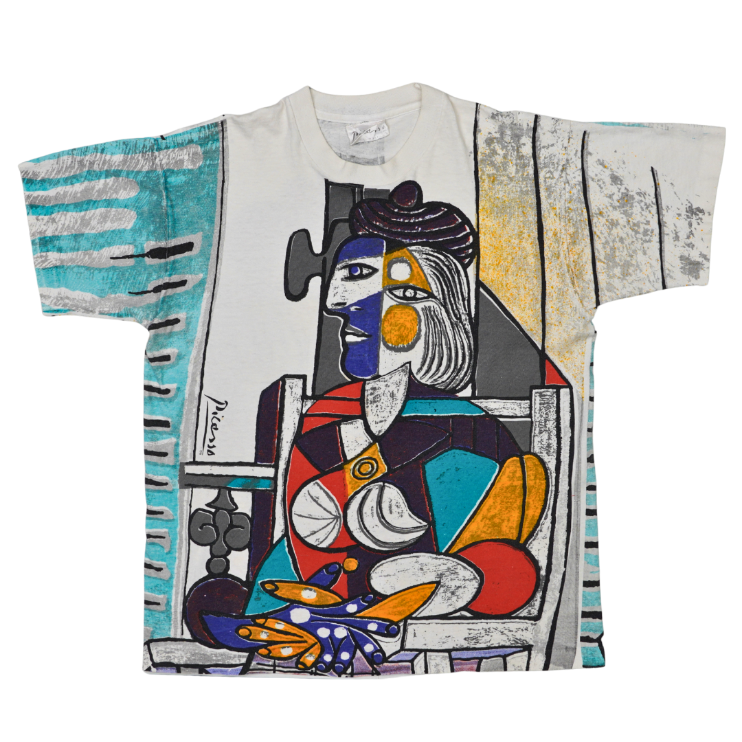 1991 Picasso AOP Woman in Armchair Art Tee