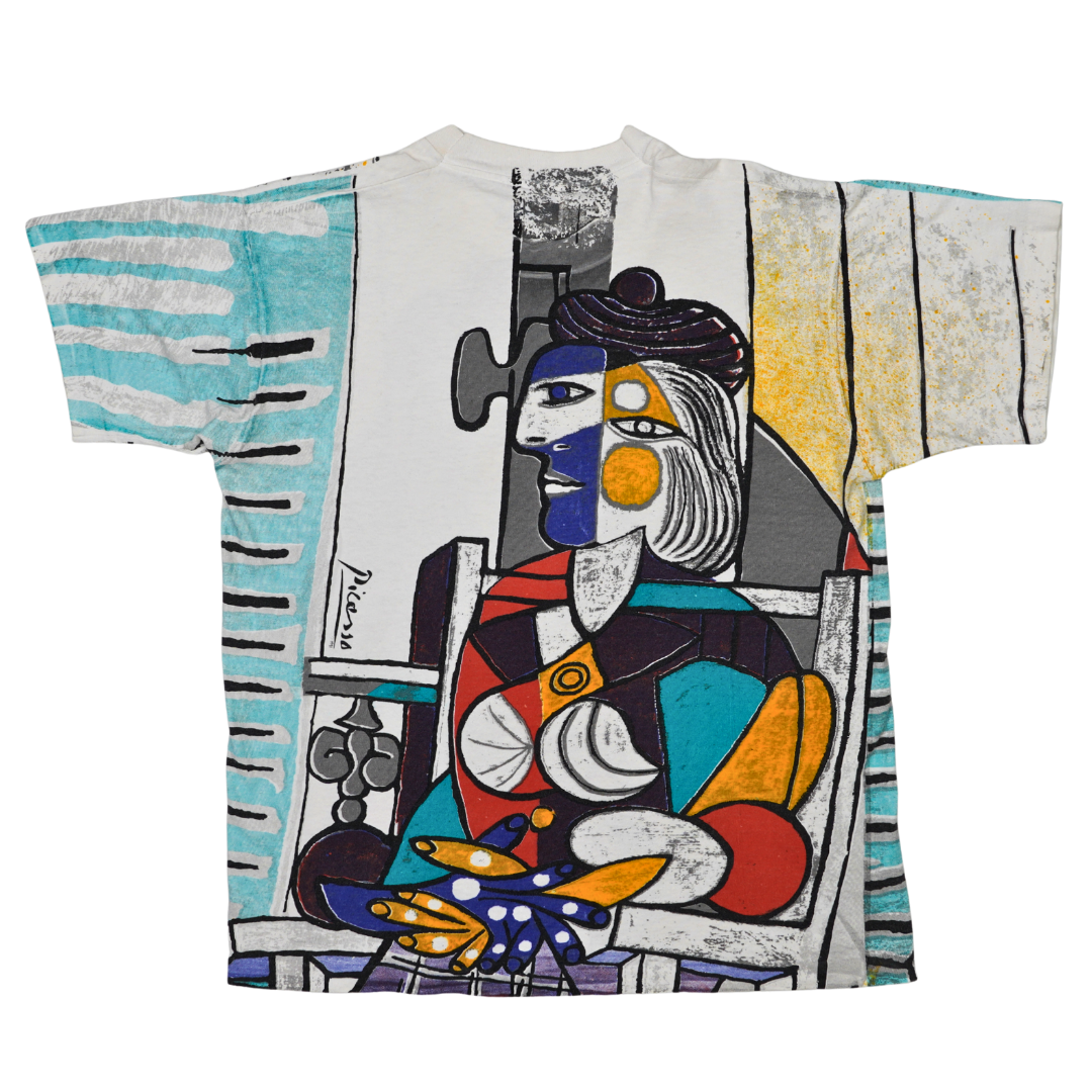 1991 Picasso AOP Woman in Armchair Art Tee