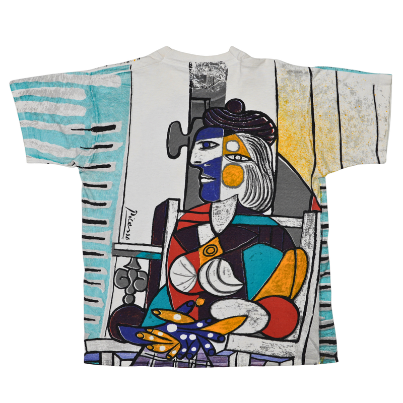 1991 Picasso AOP Woman in Armchair Art Tee