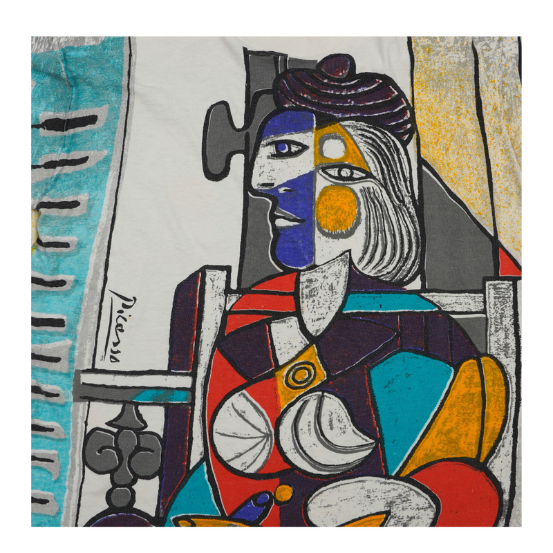 1991 Picasso AOP Woman in Armchair Art Tee