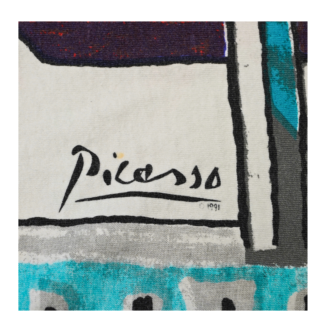 1991 Picasso AOP Woman in Armchair Art Tee