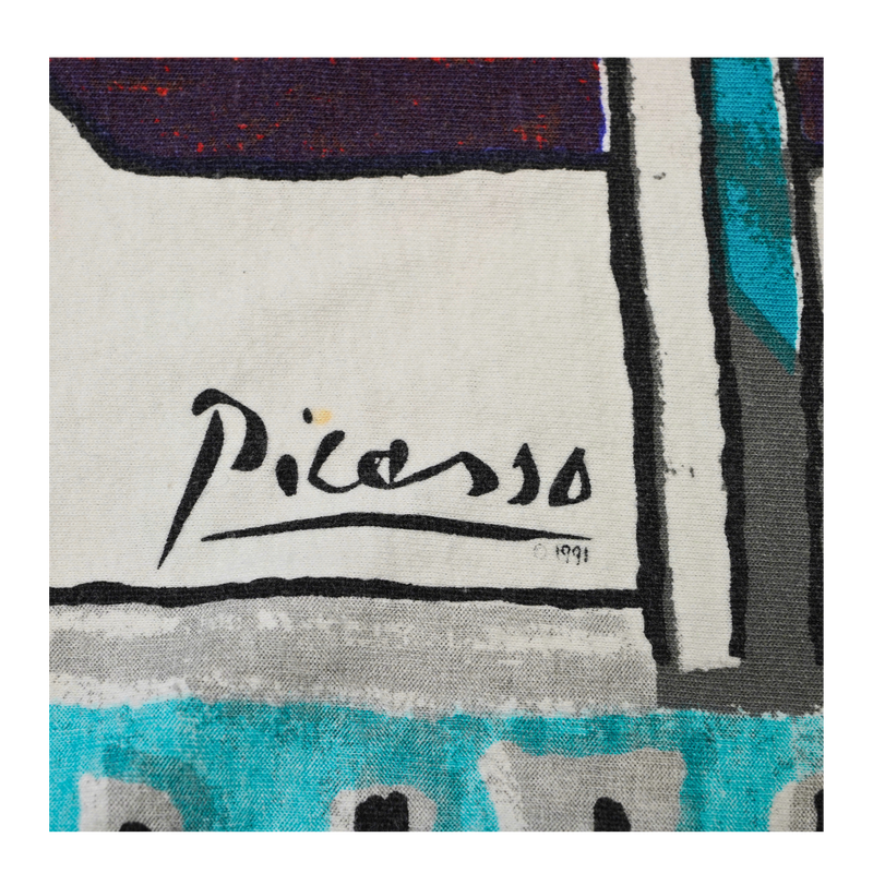 1991 Picasso AOP Woman in Armchair Art Tee