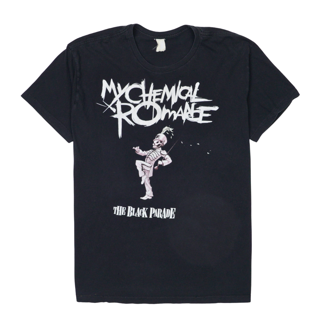 2000s My Chemical Romance The Black Parade Skeleton Tee