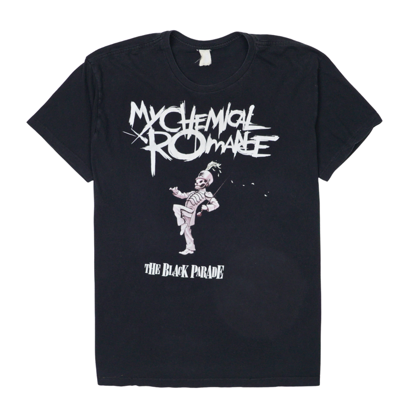 2000s My Chemical Romance The Black Parade Skeleton Tee