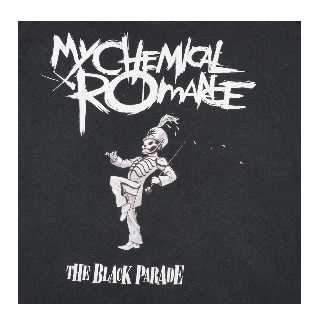 2000s My Chemical Romance The Black Parade Skeleton Tee