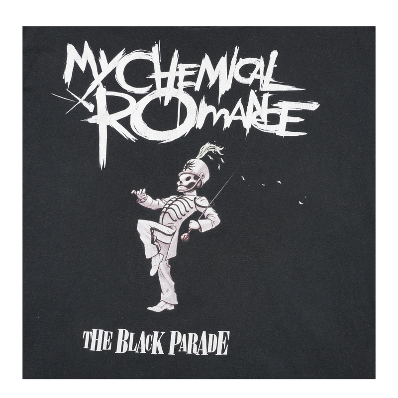 2000s My Chemical Romance The Black Parade Skeleton Tee
