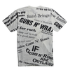 1991 Guns N’ Roses Vintage All-Over Print Newspaper Tee