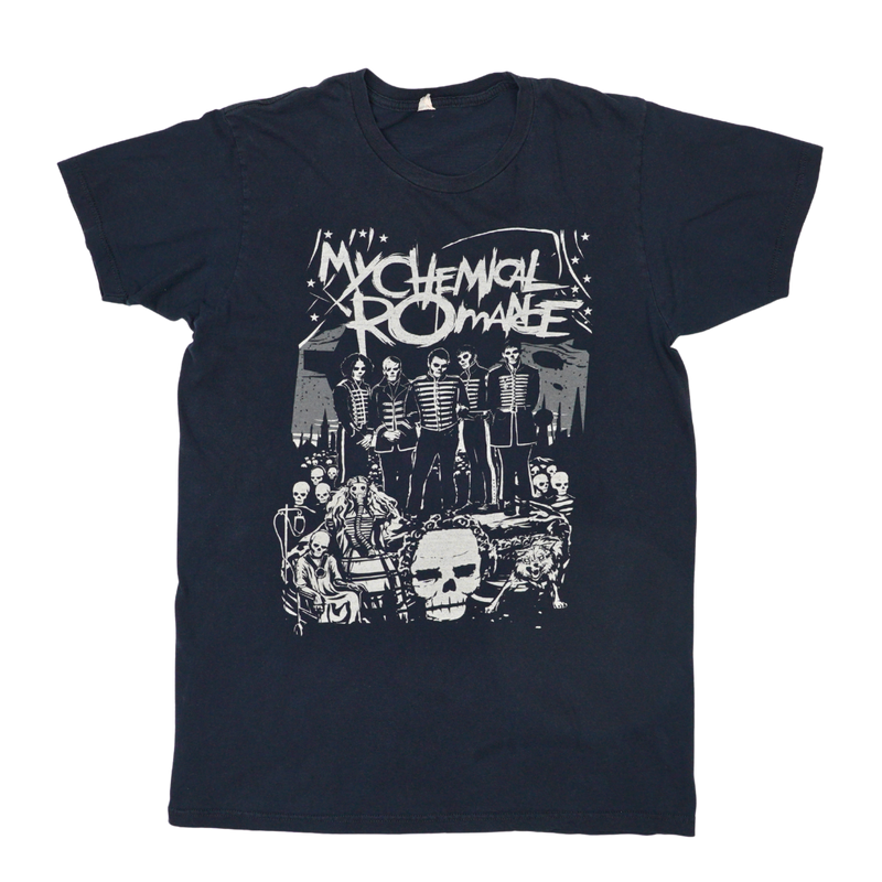 2000s My Chemical Romance Parade Skeletons Tee