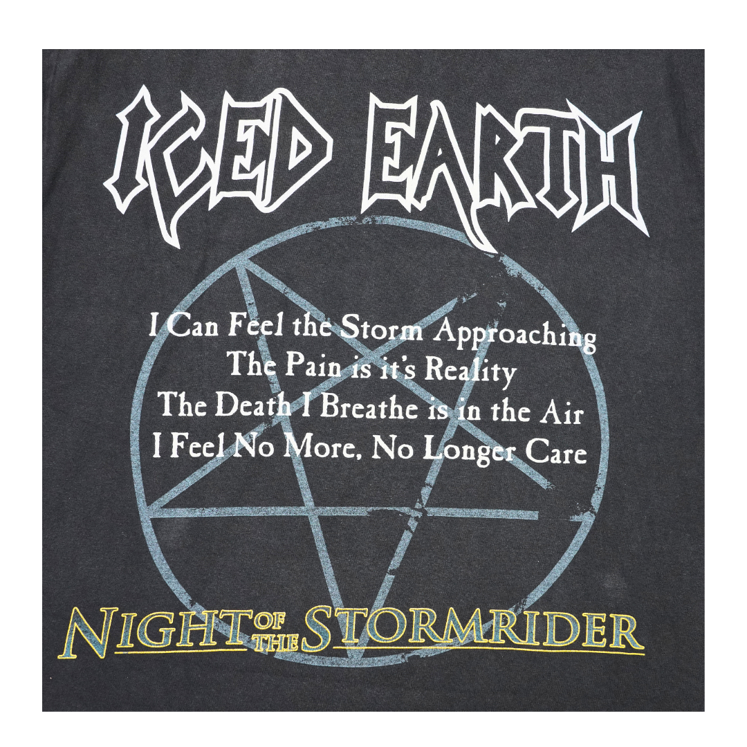 1991 Iced Earth Night of the Stormrider Tour Tee