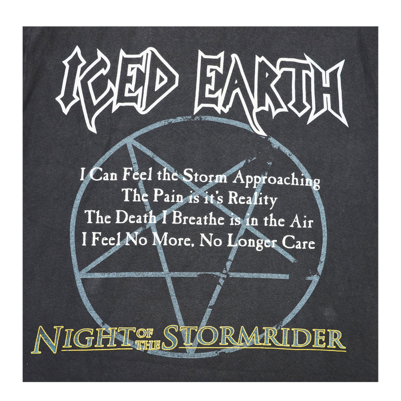 1991 Iced Earth Night of the Stormrider Tour Tee