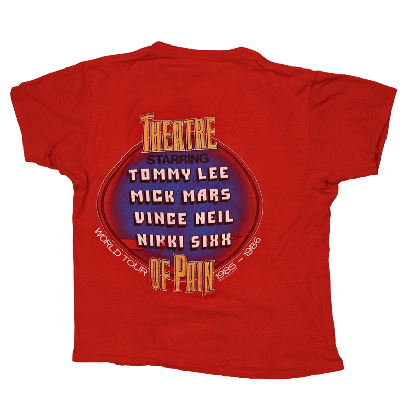 1985 Motley Crue Theatre of Pain World Tour Tee