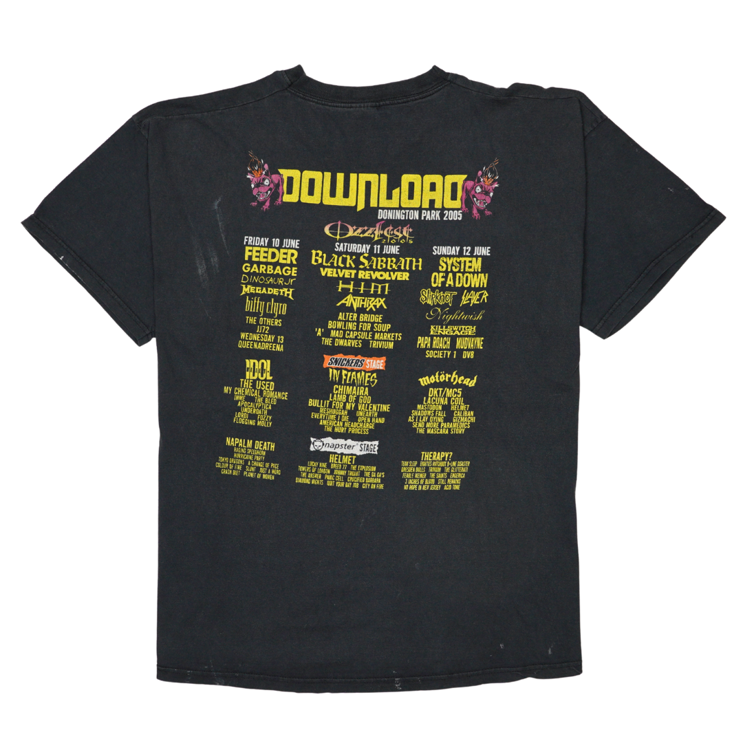 2005 Download Festival Donington Park Bulldog Tee