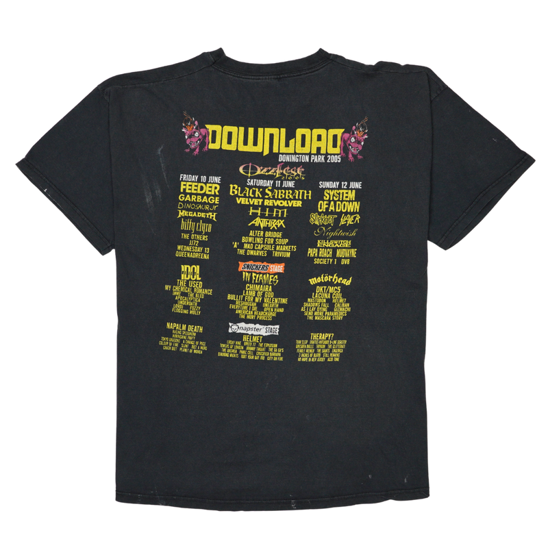 2005 Download Festival Donington Park Bulldog Tee