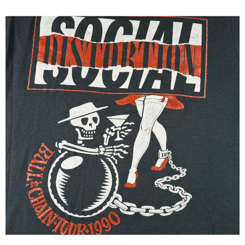1990 Social Distortion Ball & Chain Tour Tee