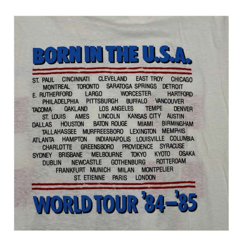1984 Bruce Springsteen Born in the U.S.A. World Tour Tee