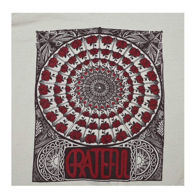 1990s Grateful Dead Mandala Rose Art Tee