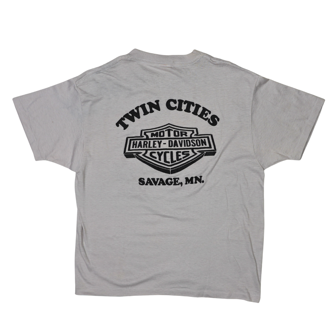1987 Harley Davidson Made in America Twin Cities Tee