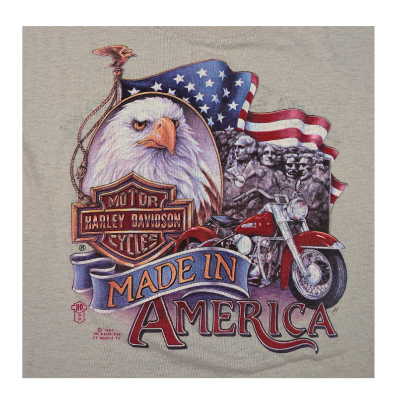 1987 Harley Davidson Made in America Twin Cities Tee