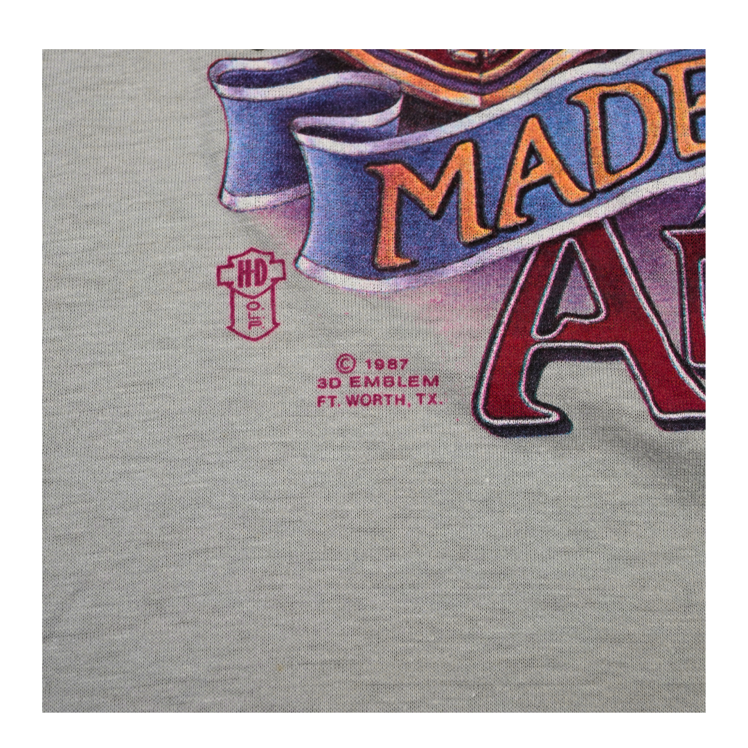 1987 Harley Davidson Made in America Twin Cities Tee
