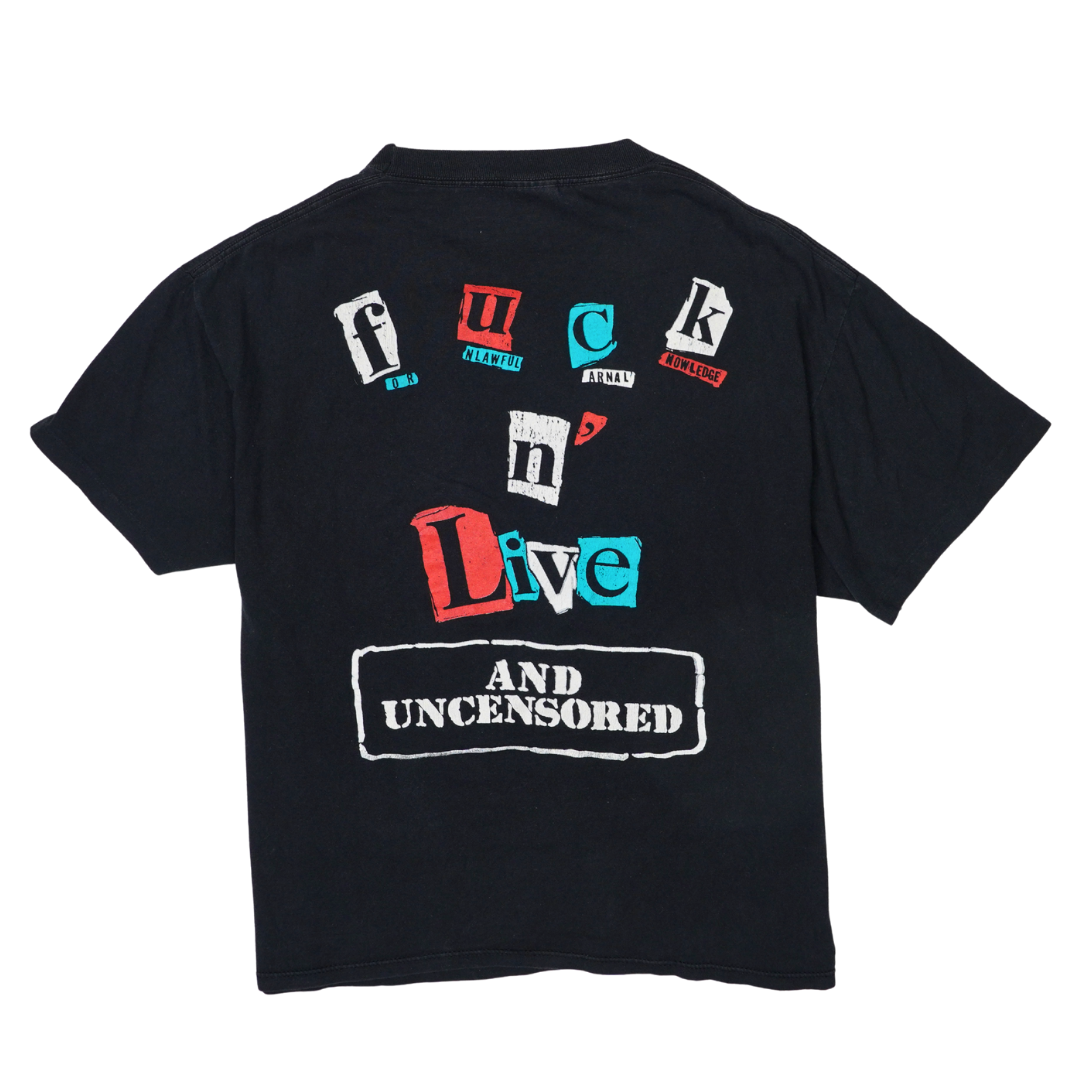 1991 Van Halen Fuck n’ Live Uncensored Tour Tee