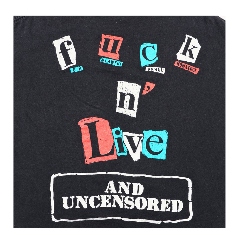 1991 Van Halen Fuck n’ Live Uncensored Tour Tee