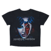2003 Marilyn Manson Ripped Face Double Sided Tee